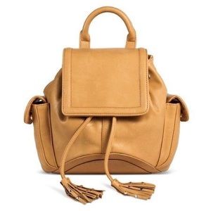 DV TAUPE BUCKET BACKPACK FROM TARGET